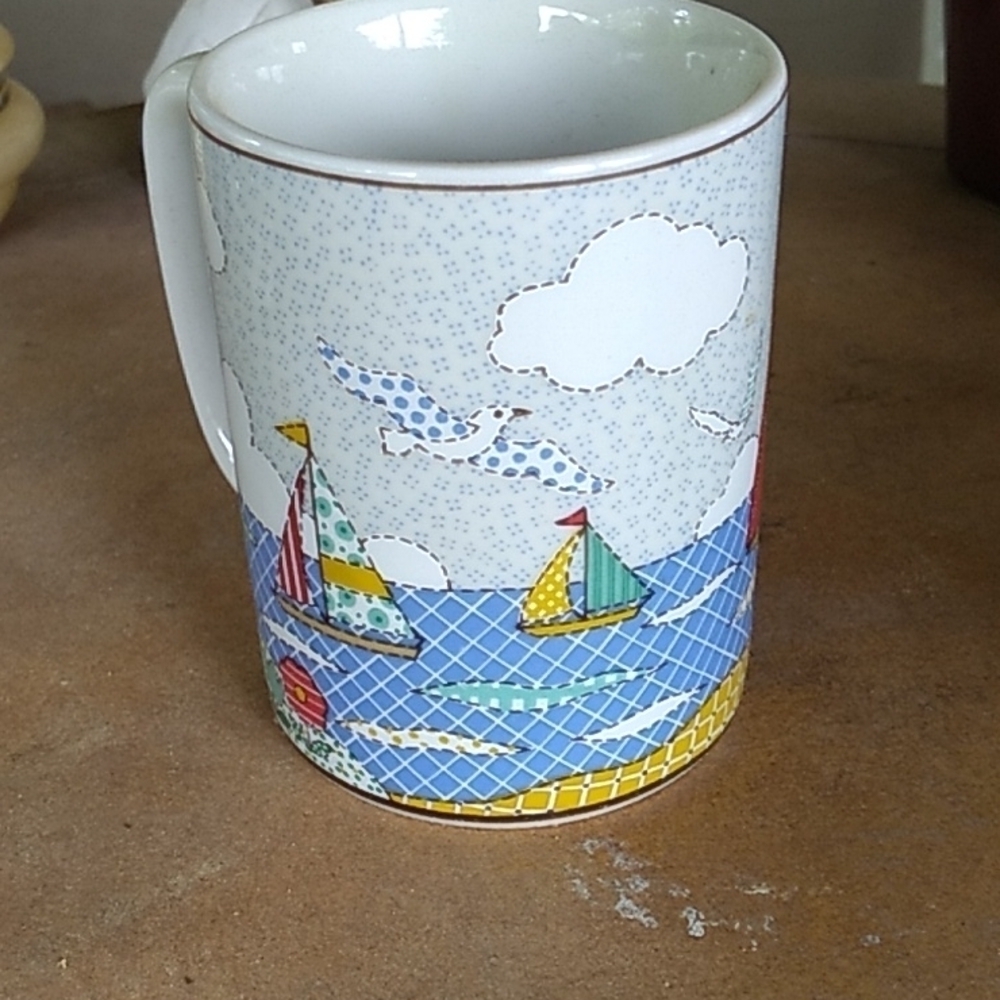 Otagiri Japan lighthouse coffee ☕cup mug